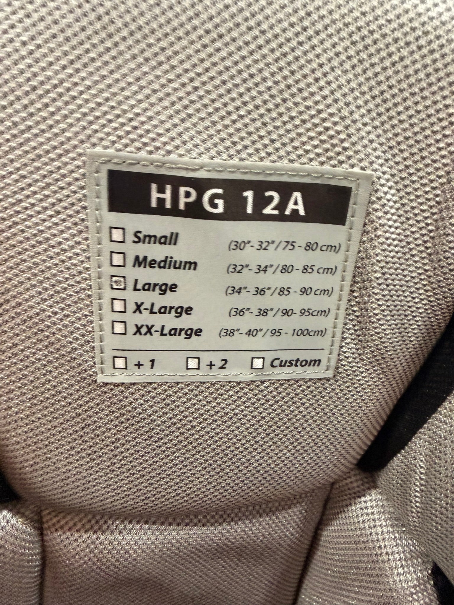 CCM HPG 12A BLACK LARGE (USED)